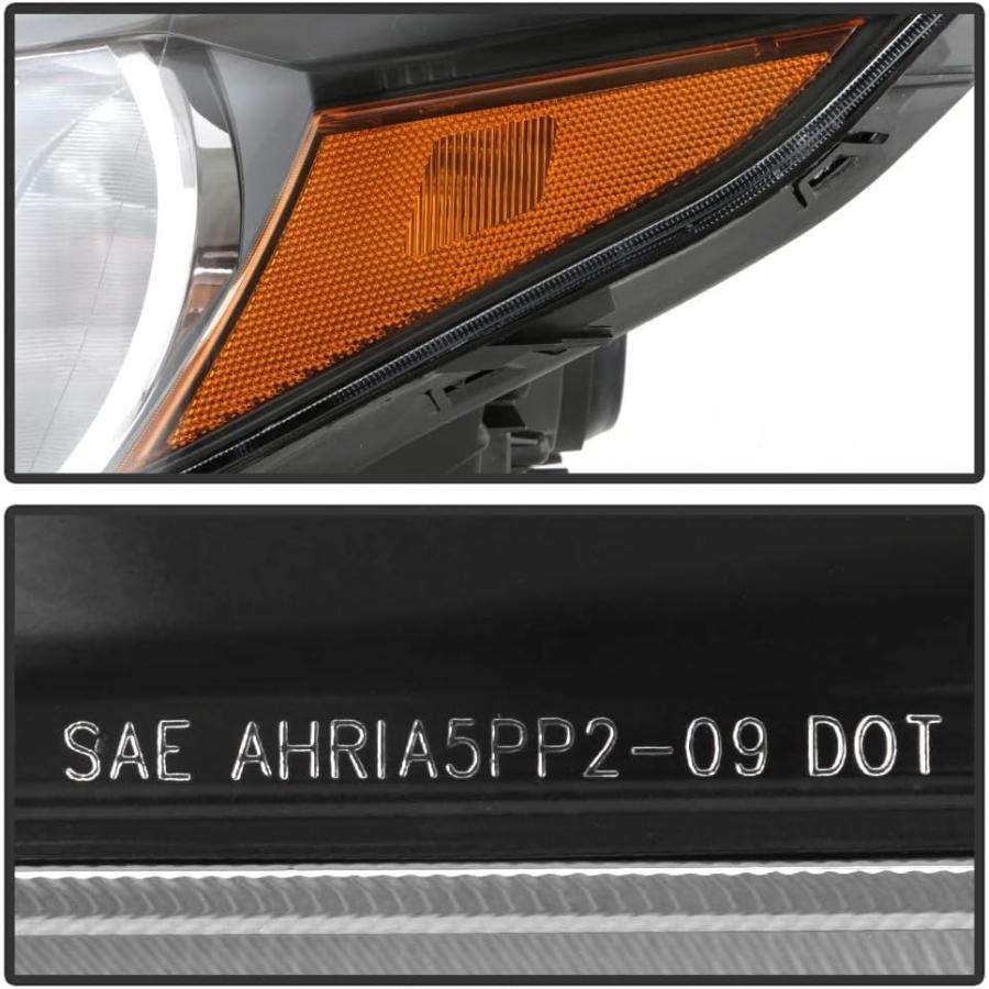 【並行輸入品】ACANII - 2012 2013 2014 ホンダ CR-V ブラックハウジング OEスタイル ヘッドライト ヘッドランプ アセンブの画像