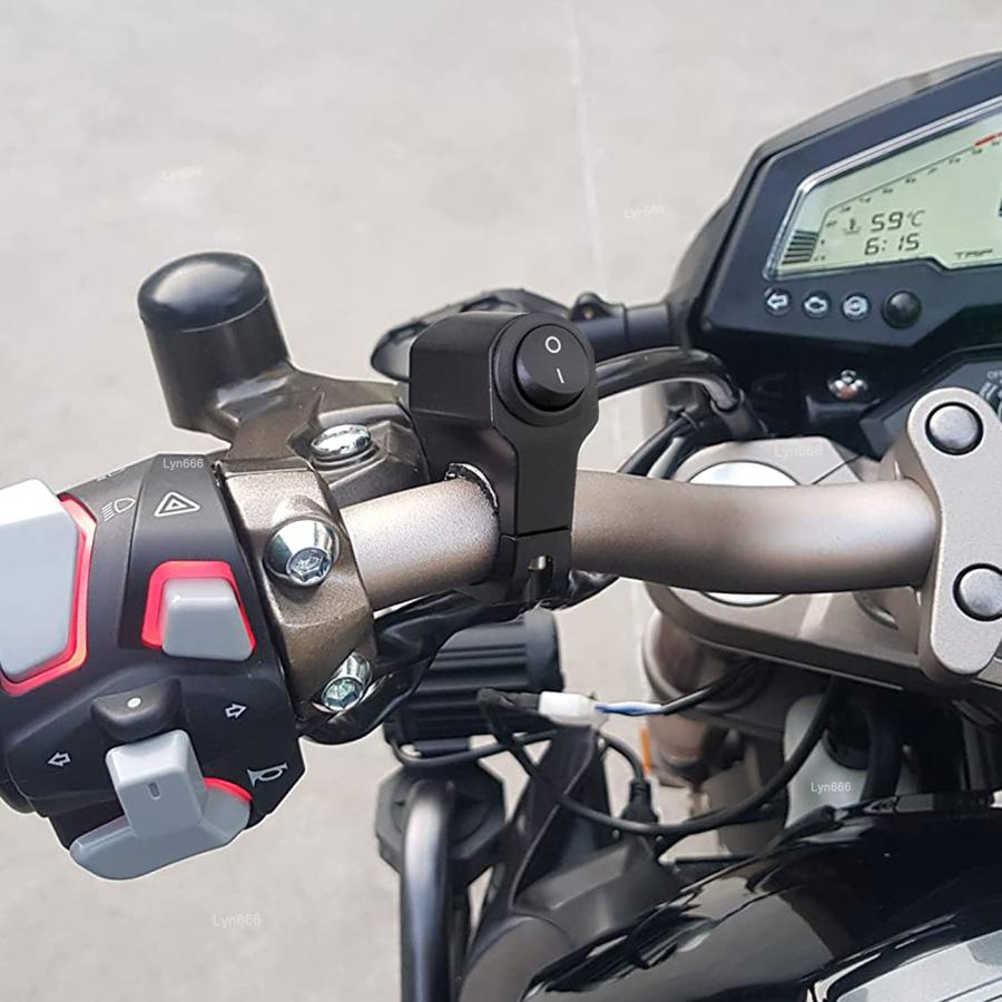 【並行輸入品】Motorcycle Handlebar Switch ATV Waterproof Handlebar Headlight Switcの画像