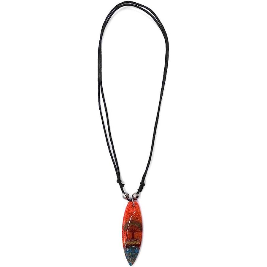 【並行輸入品】Mia Jewel Shop Tree of Life Tribal Metal Pattern Ellipse Crushed Chi_1