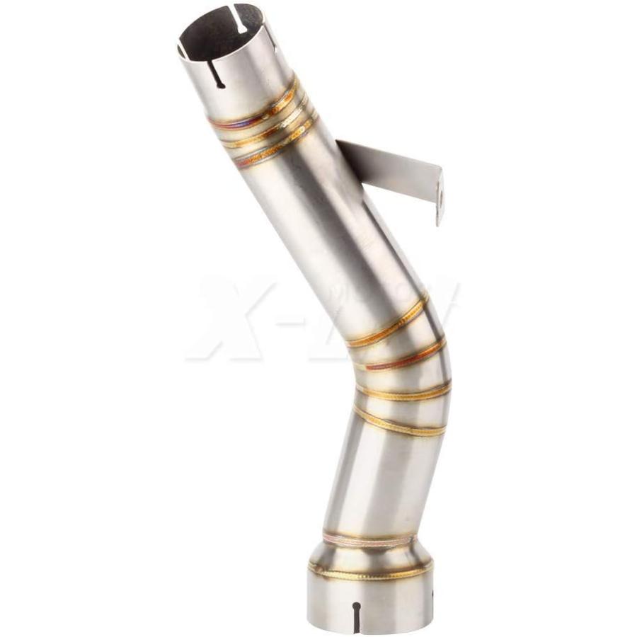 【並行輸入品】KYN Motorcycle Exhaust Muffler Mid Link Pipe for Kawasaki VERSYS 100_4