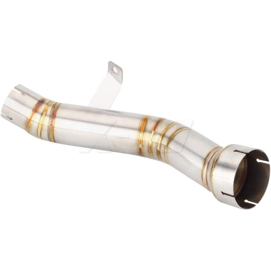 【並行輸入品】KYN Motorcycle Exhaust Muffler Mid Link Pipe for Kawasaki VERSYS 100_5