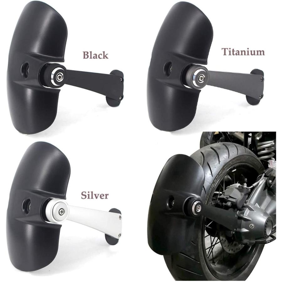 【並行輸入品】Motorcycle Front Wheel Mudguard Motorcycle Rear Wheel Mudguard Fit fの画像