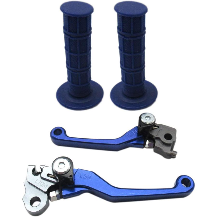 Gxcdizx Blue CNC Motorcross Dirt Bike Pivot Brake Clutch Levers Set Fit for 1989 Harley-Davidson Electra Glide Ultra Classic EFI FLHTCUI w/ 7/8inch