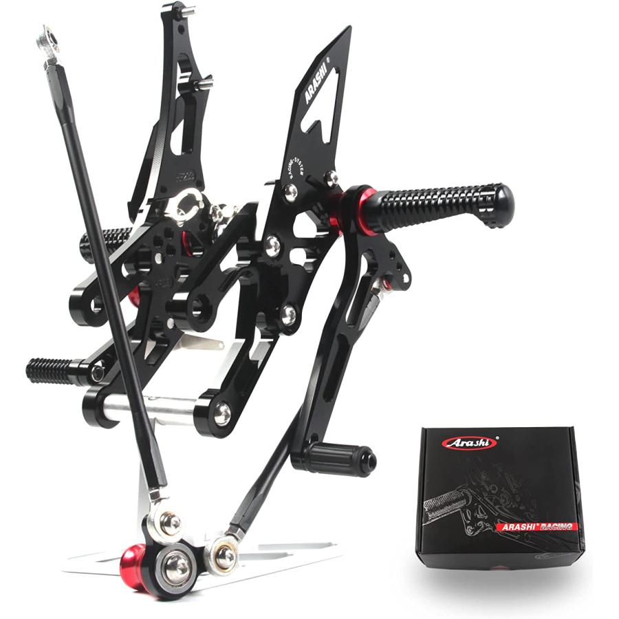 並行輸入品】Arashi CNC 調整可能 バックステップキット適合車種ホンダ