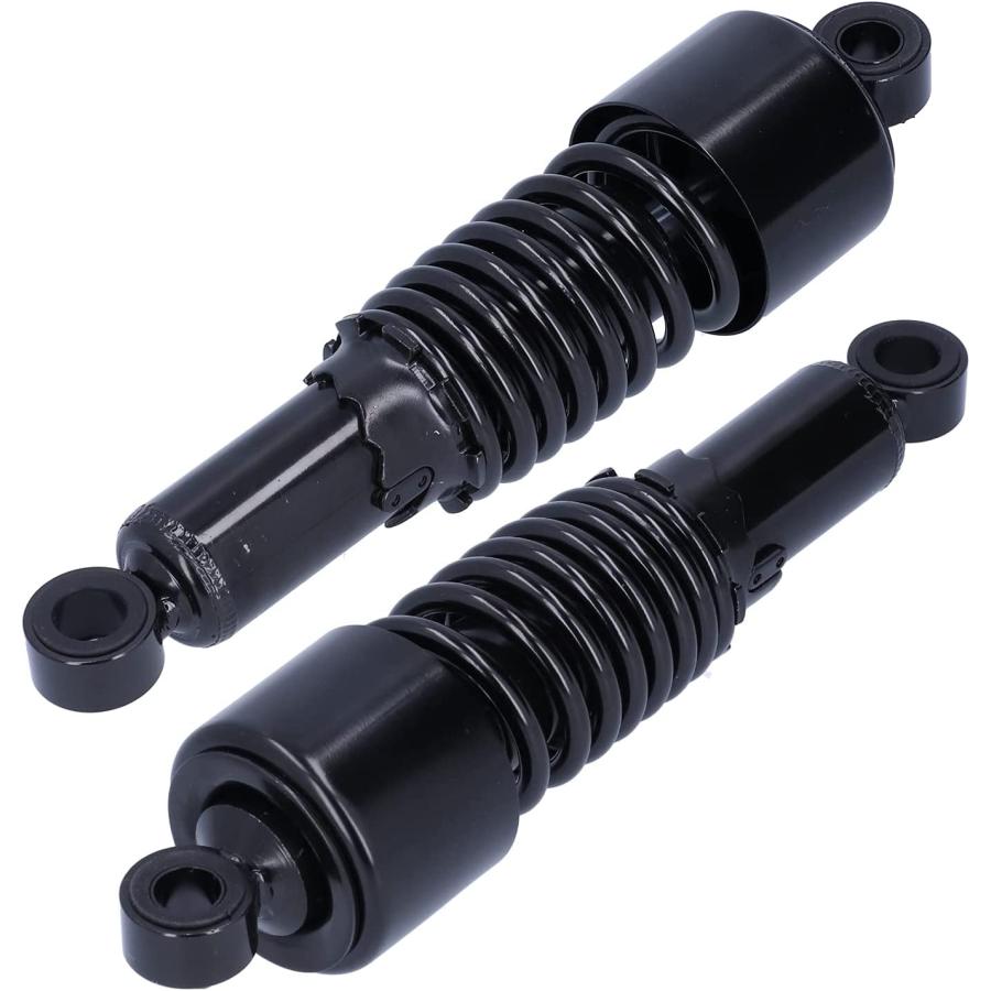 【並行輸入品】Motorcycle Shock Absorber  1 Pair 10.5inch Motorcycle Suspension Spr_1