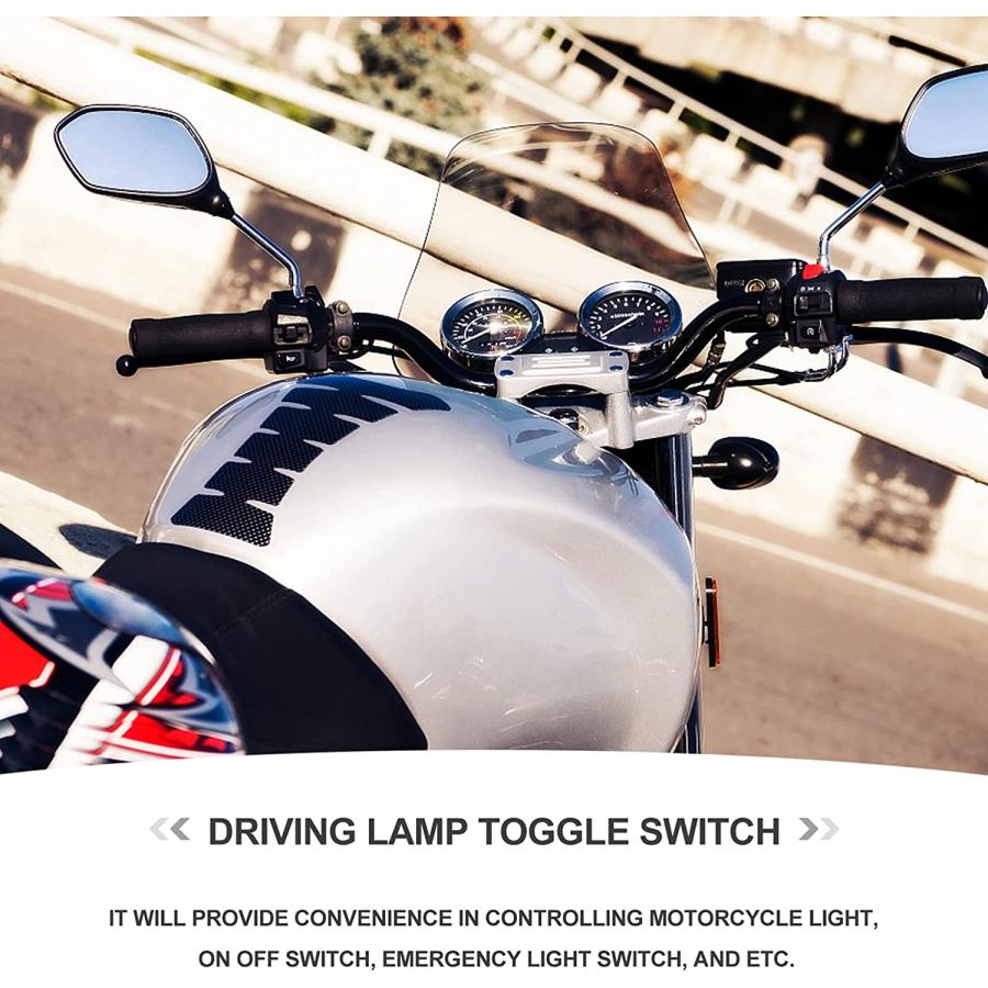 【並行輸入品】FAVOMOTO Headlight Switch Motorcycle Handlebar Light Switch 22MM Hanの画像