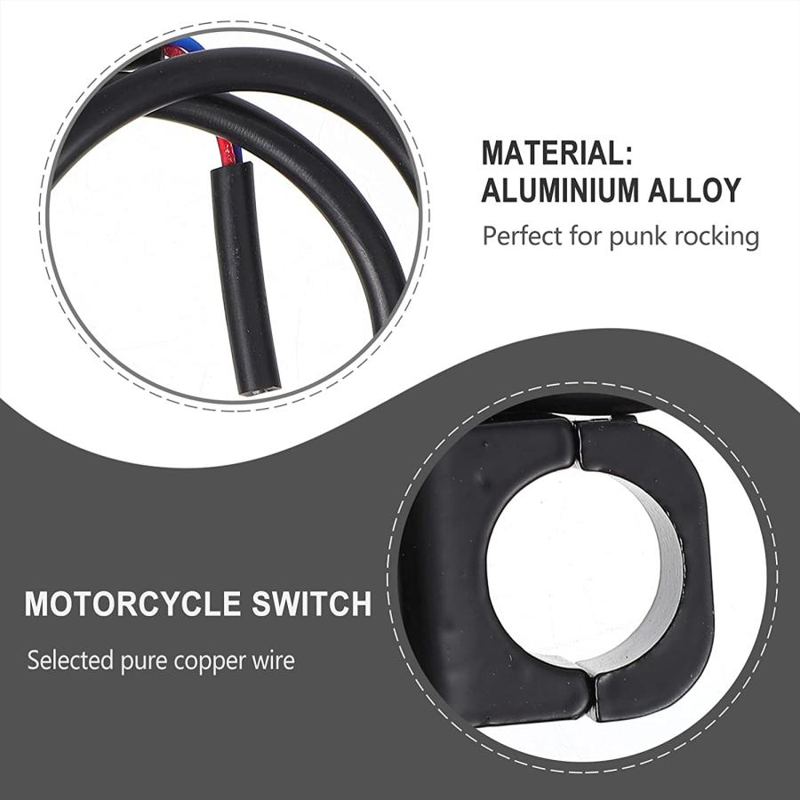 【並行輸入品】FAVOMOTO Headlight Switch Motorcycle Handlebar Light Switch 22MM Hanの画像