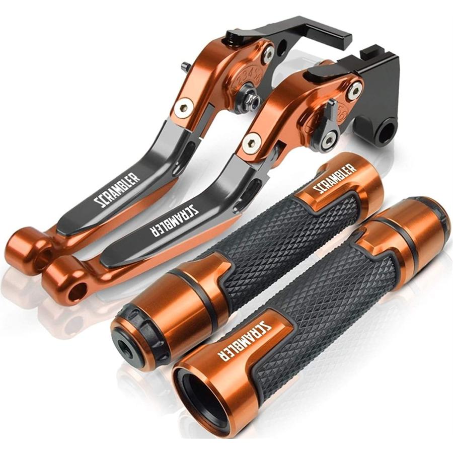 【並行輸入品】WRDD Motorbike Grips 7/8'' 22MM Motorcycle Adjustable Brake Clutch L_1