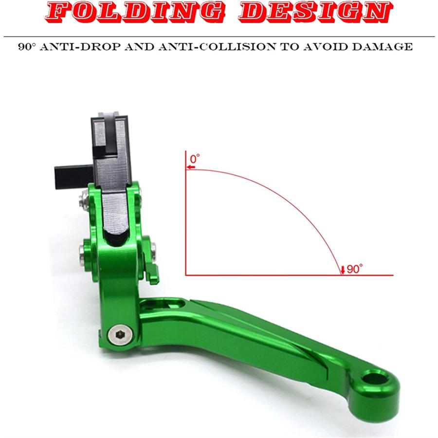 【並行輸入品】WRDD Motorbike Grips 7/8'' 22MM Motorcycle Adjustable Brake Clutch L_3