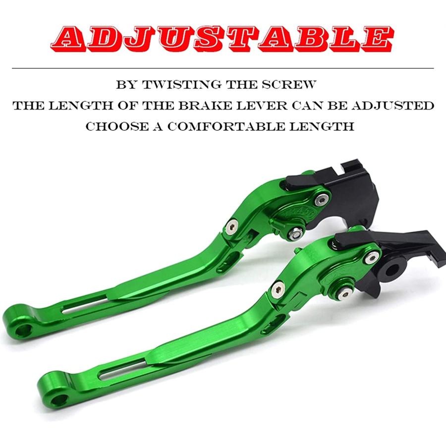 【並行輸入品】WRDD Motorbike Grips 7/8'' 22MM Motorcycle Adjustable Brake Clutch L_4