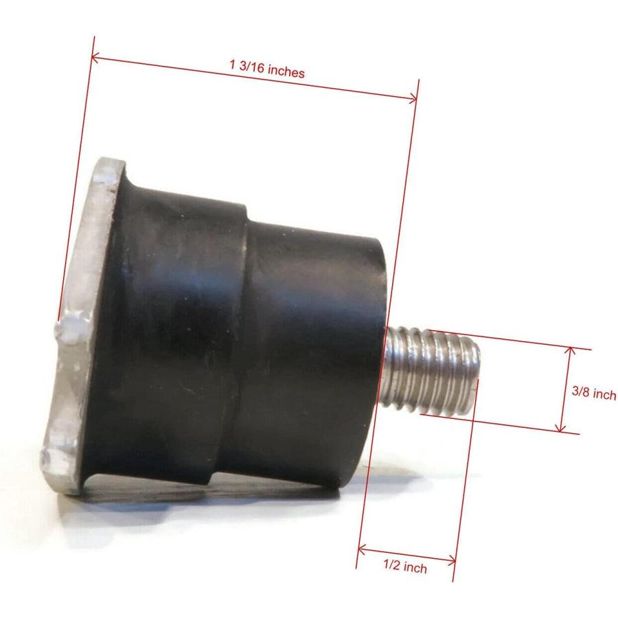 売り出し最安値 The ROP Shop | Rubber Upper Motor Mount for 1980 Evinrude 35 HP E35ECSM E35ELCSM Outboard Boat　並行輸入品