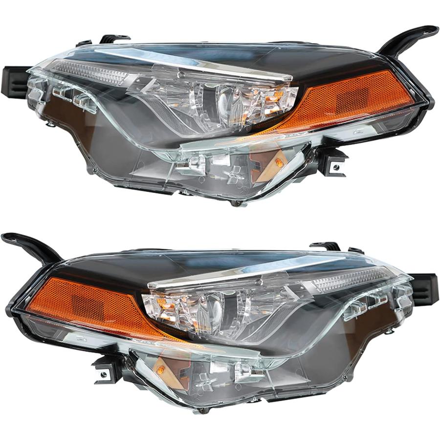 【並行輸入品】LABLT ヘッドライト 交換用 2017 2018 2019 トヨタ カローラ LE エコ L LE モデル LED プロジェクター_2