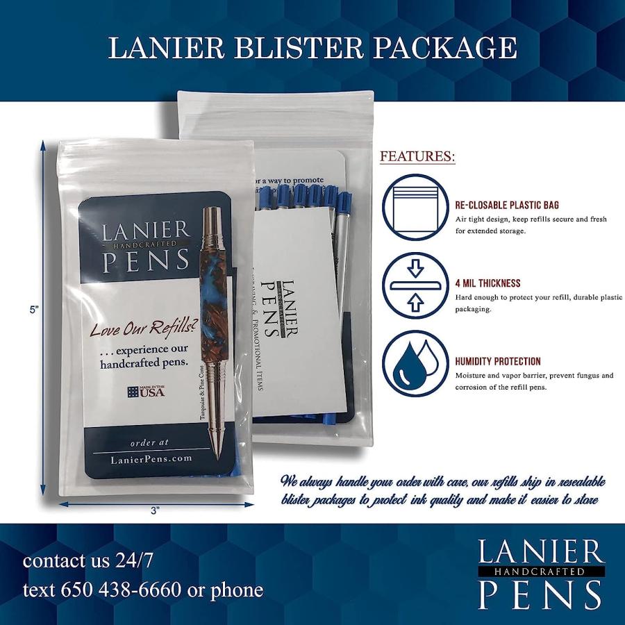 Lanier Pens Lanier コンボパック - 3パック - Monteverde キャップレスセラミックジェル P42インク詰め替え ほとんどのパーカースタイルボールペンに対応 -｜dep-dreamfactory｜02