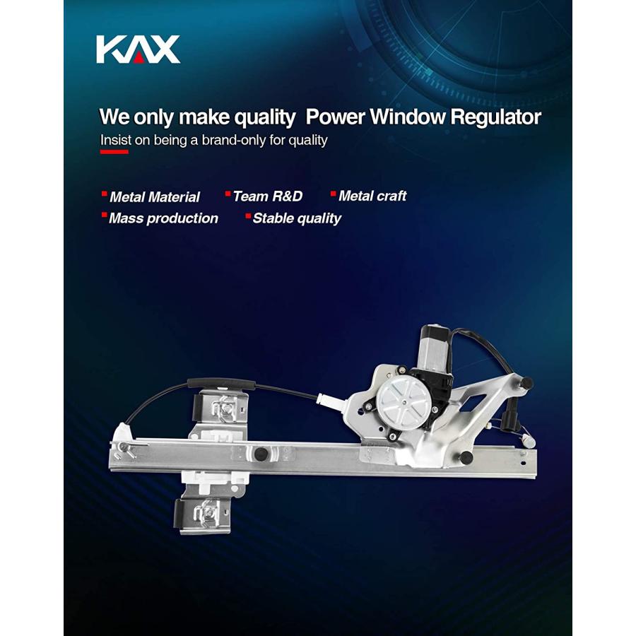 【並行輸入品】KAX 741-761 Power Window Motor and Regulator Assembly Front_5