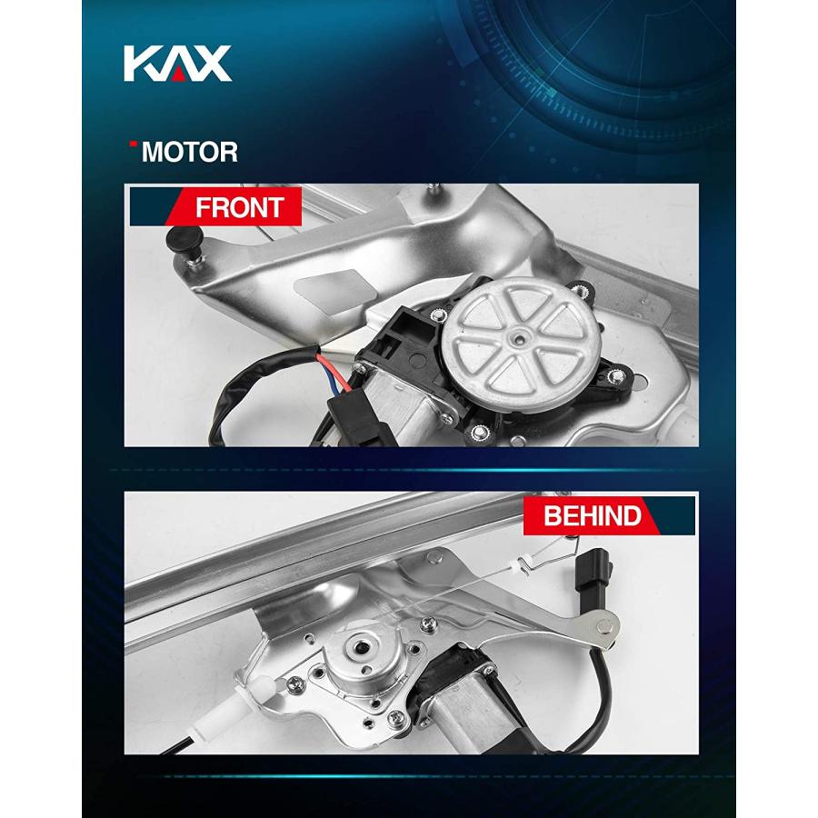 【並行輸入品】KAX 741-761 Power Window Motor and Regulator Assembly Front_6