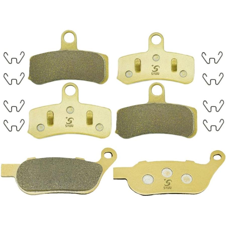 【並行輸入品】SYUU Motorcycle Replacement Front Rear Brake Pads Brakes compatible