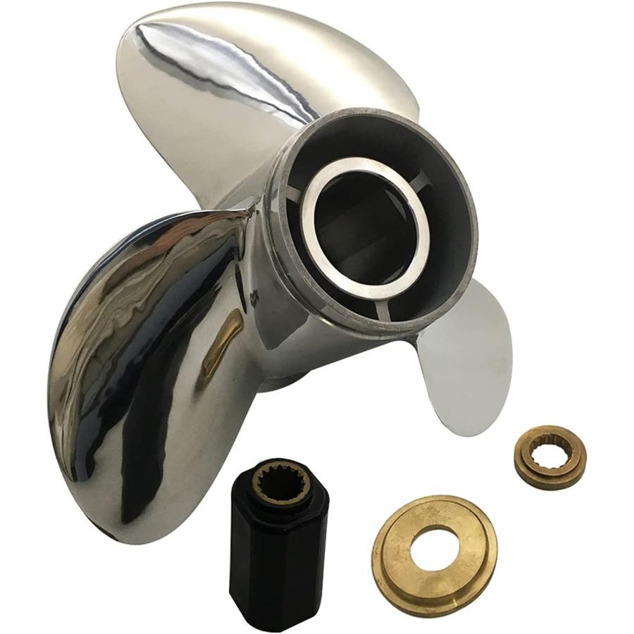 【並行輸入品】CAPTAIN Propeller 14 1/2x15 Fit Yamaha Outboard Engine 150HP ...