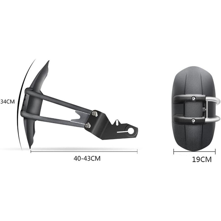 【並行輸入品】XCYY Motorcycle Rear Fender Fit for Chunfeng 400GW250 Fit for Huangl_6