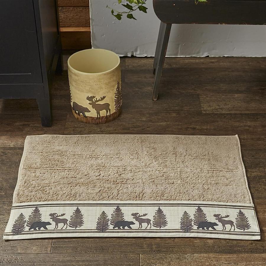 【並行輸入品】Park Designs Black Forest Waste Basket - Beige　