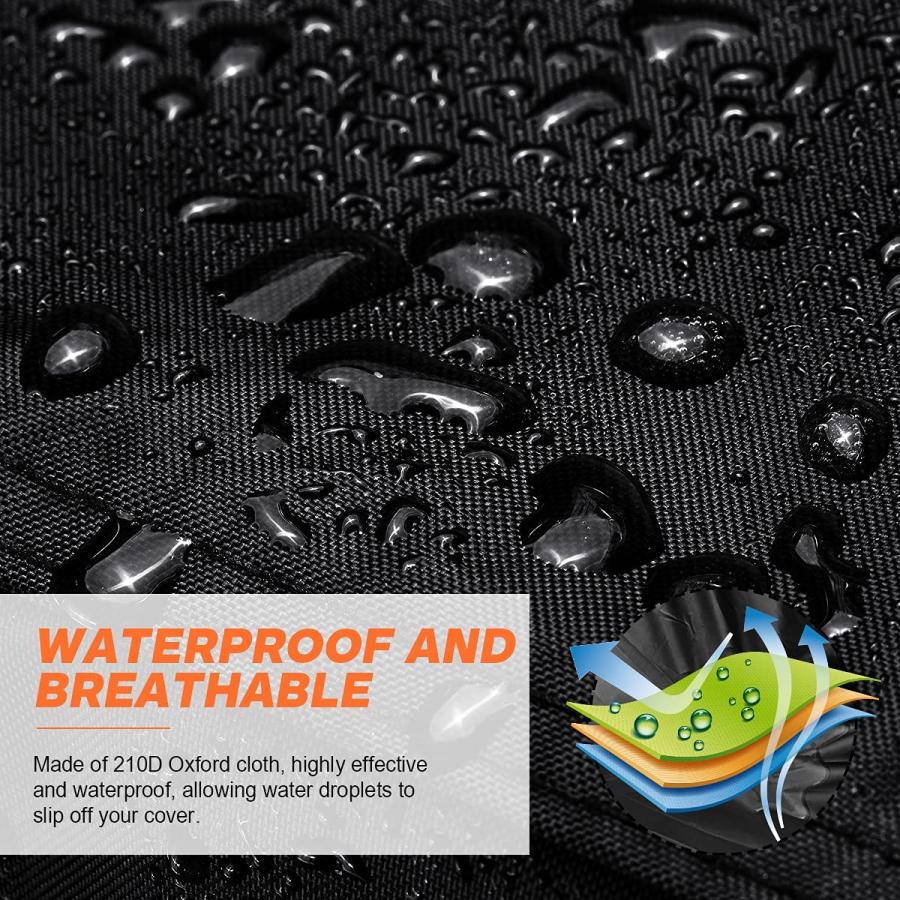 【並行輸入品】NEVERLAND Jet Ski Cover 3 Seats Heavy Duty Waterproof 210D with 2 Ai_2