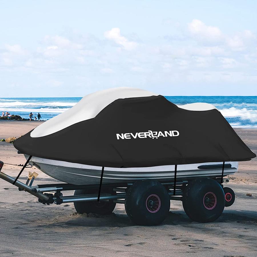 【並行輸入品】NEVERLAND Jet Ski Cover 3 Seats Heavy Duty Waterproof 210D with 2 Ai_3