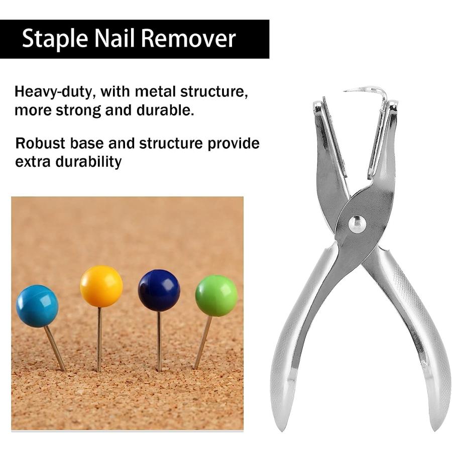 Staple Removal  Simple Convenient Skid Resistance Office Equipment Strong Discontinuous Capacity 20pcs for Desk Accessories for Office Equipment - 8
