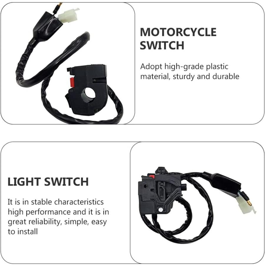 【並行輸入品】FAVOMOTO Light Switch Light Switch Light Switch Headlight Switch Motの画像