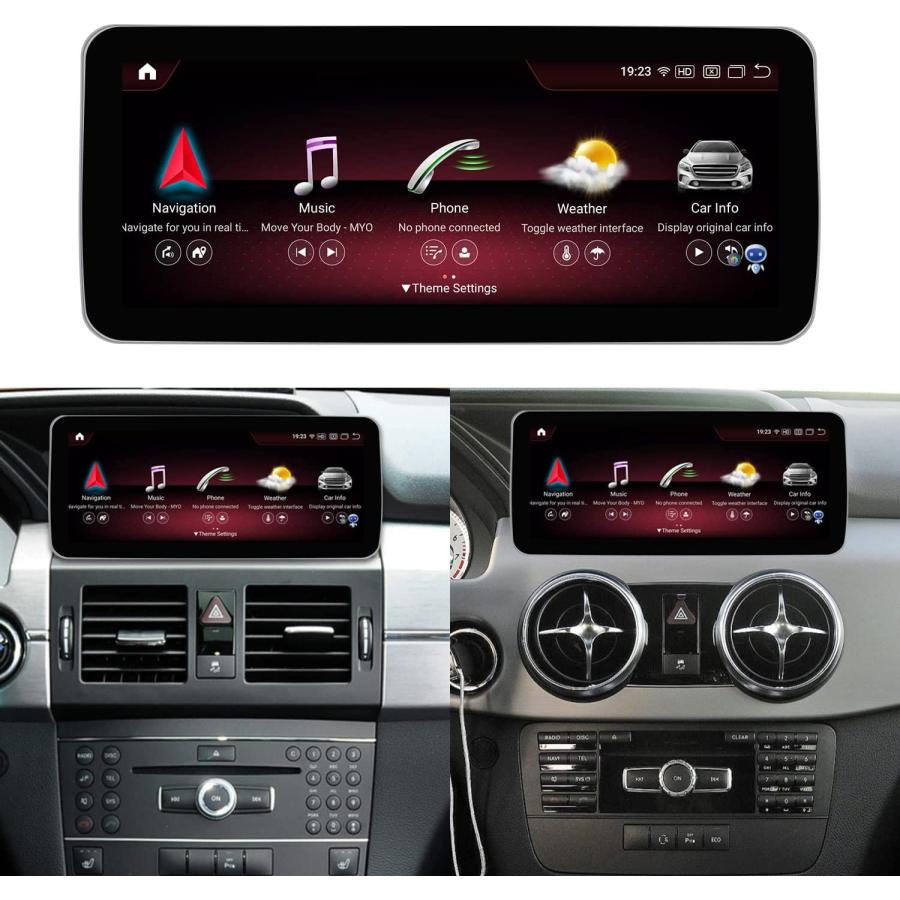 【並行輸入品】Road Top Android 12 カーステレオ 10.25インチ カータッチスクリーン メルセデス・ベンツ GLK クラス X20