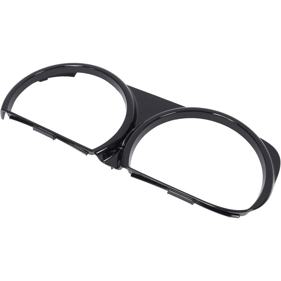 【並行輸入品】NewYall 2個パック フロント左右ヘッドライトベゼル チャレンジャーSRT ヘルキャット専用の画像