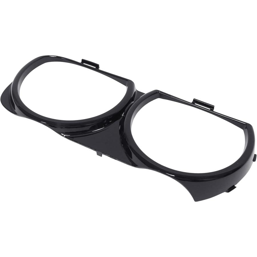 【並行輸入品】NewYall 2個パック フロント左右ヘッドライトベゼル チャレンジャーSRT ヘルキャット専用の画像