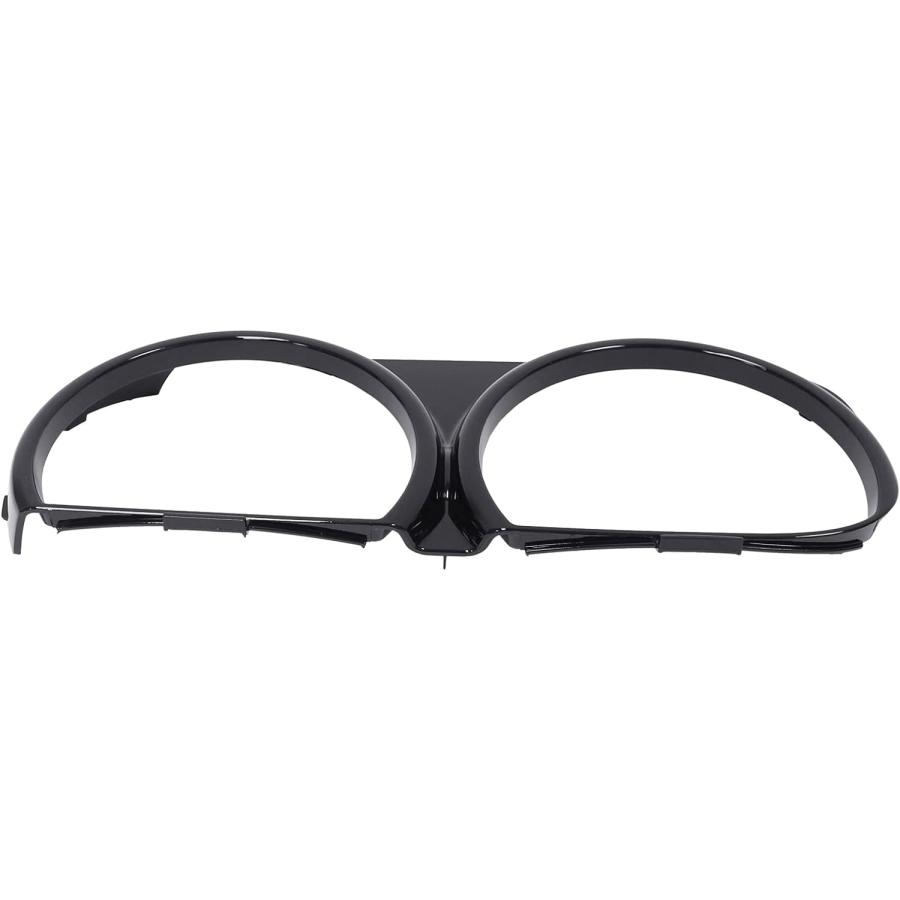 【並行輸入品】NewYall 2個パック フロント左右ヘッドライトベゼル チャレンジャーSRT ヘルキャット専用の画像