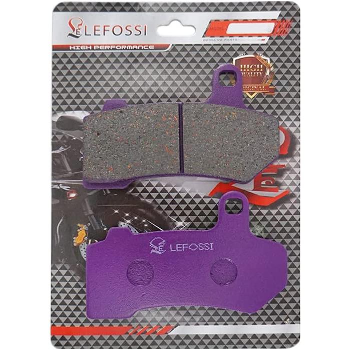 【並行輸入品】Motorcycle Front Rear Carbon Fiber Brake Pads compatible with Harley_1