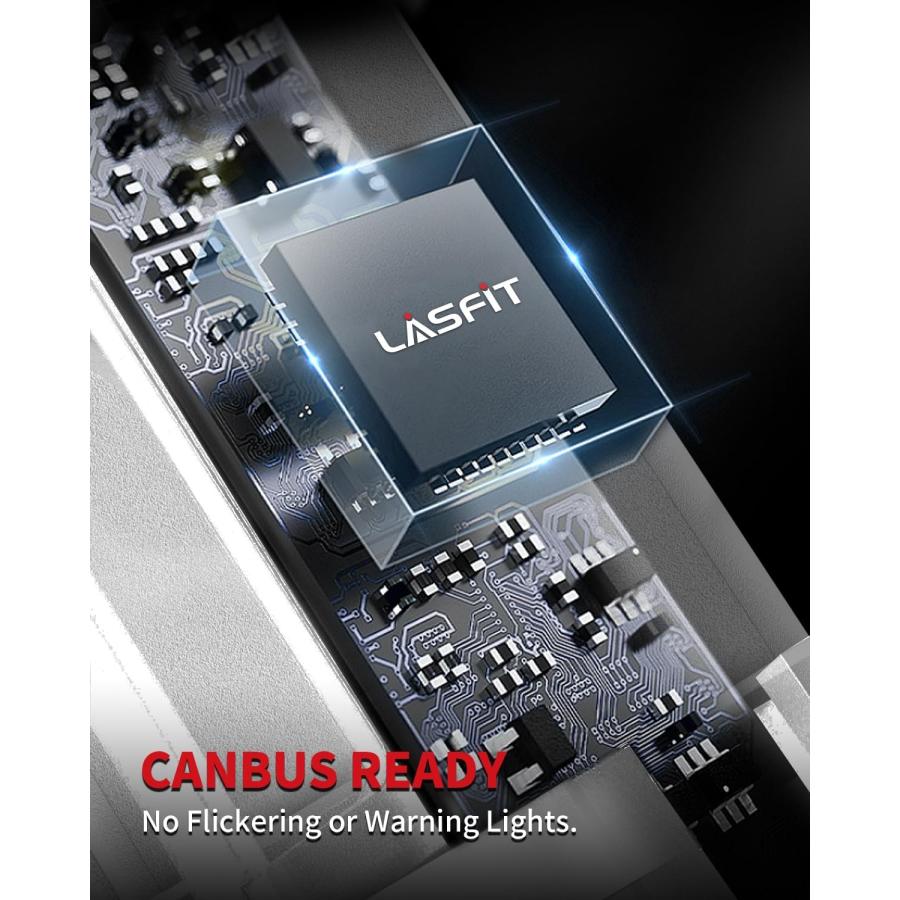 【並行輸入品】LASFIT H11/H9/H8 9005/HB3 LED電球コンボキット 120W 6000K クールホワイト プラグアンドプレイ 4_5