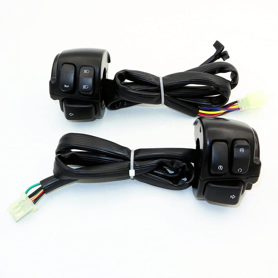 【並行輸入品】Control Switches Handlebar Wire Harness Horn Turn Signals Light On/Oの画像