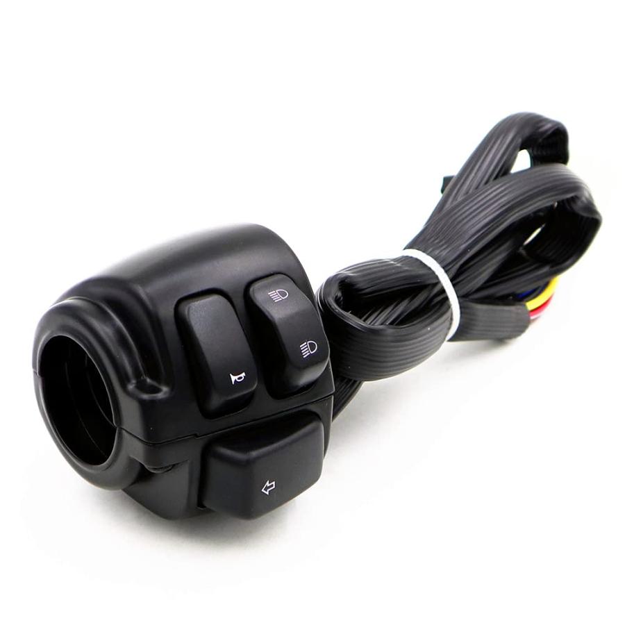 【並行輸入品】Control Switches Handlebar Wire Harness Horn Turn Signals Light On/Oの画像