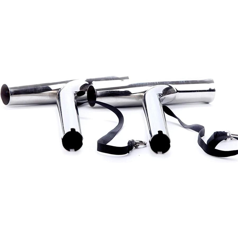 XMEIFEI PARTS Fishing Accessories 2X Highly Polished Stainless Outrigger Stylish Fishing Rod Holder　並行輸入品｜dep-dreamfactory｜04