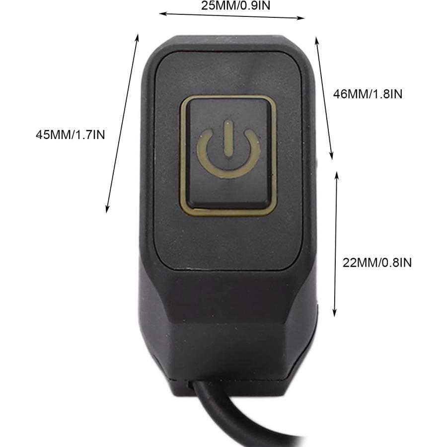 【並行輸入品】Handlebar Switch  22mm Universal Motorcycle Waterproof Handlebar Swiの画像