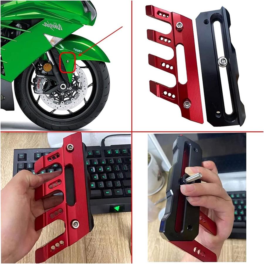【並行輸入品】Motorcycle CNC Mudguard Side Protection Block Front Fender Anti-Fall