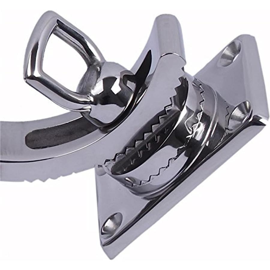 【並行輸入品】XMEIFEI PARTS Adjustable Fishing Rod Holder Deck Mount 316 Stainless_3