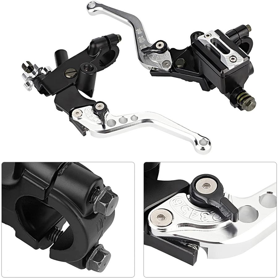 【並行輸入品】Akozon Master Cylinder Leve 1 Pair 7/8inch(22mm) Universal Motorcycl_1