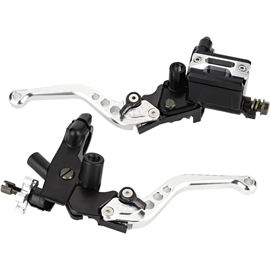 【並行輸入品】Akozon Master Cylinder Leve 1 Pair 7/8inch(22mm) Universal Motorcycl_3