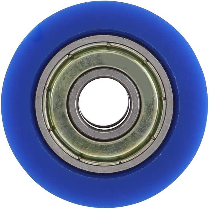 【並行輸入品】Akozon Chain Pulley Roller 8mm Drive Chain Pulley Roller Slider Tensの画像