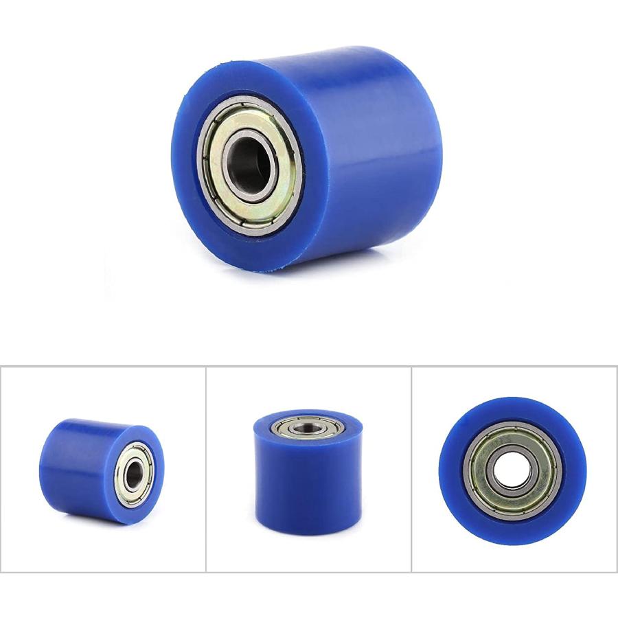 【並行輸入品】Akozon Chain Pulley Roller 8mm Drive Chain Pulley Roller Slider Tensの画像