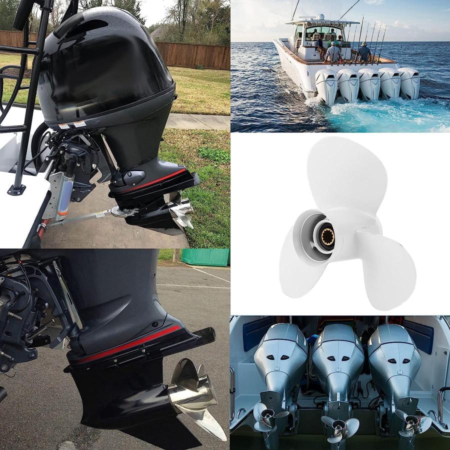 【並行輸入品】Outboard Prfor Opeller Boat Aluminum Alloy Prfor Opeller 3 Blades 13の画像