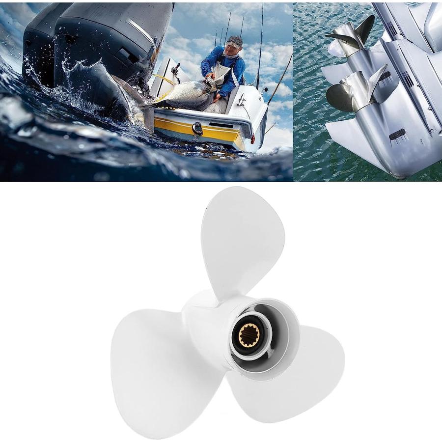 【並行輸入品】Outboard Prfor Opeller Boat Aluminum Alloy Prfor Opeller 3 Blades 13の画像