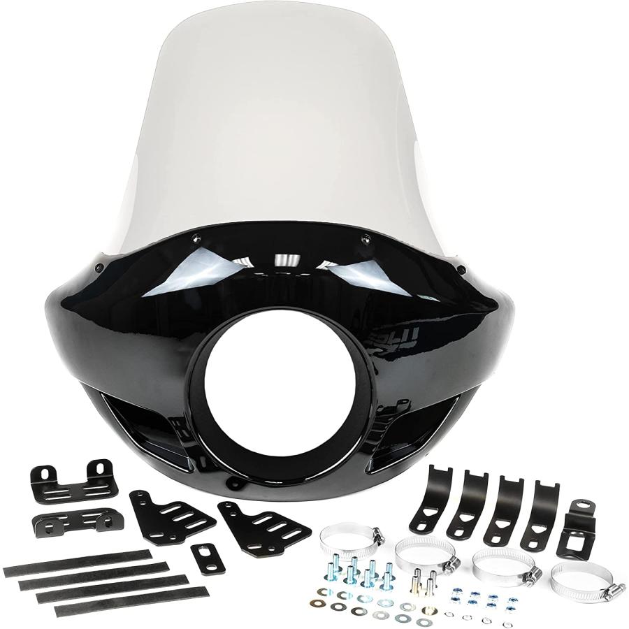 店舗用品 nao 並行輸入品】Krator 22inchH Universal Clear Windshield