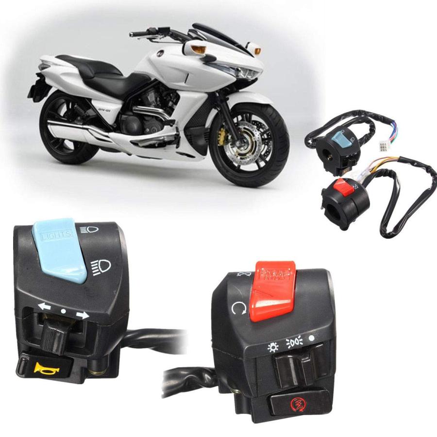 【並行輸入品】KIMISS 2X Universal 7/8'' Motorcycle Handlebar Horn Turn Signal Lighの画像