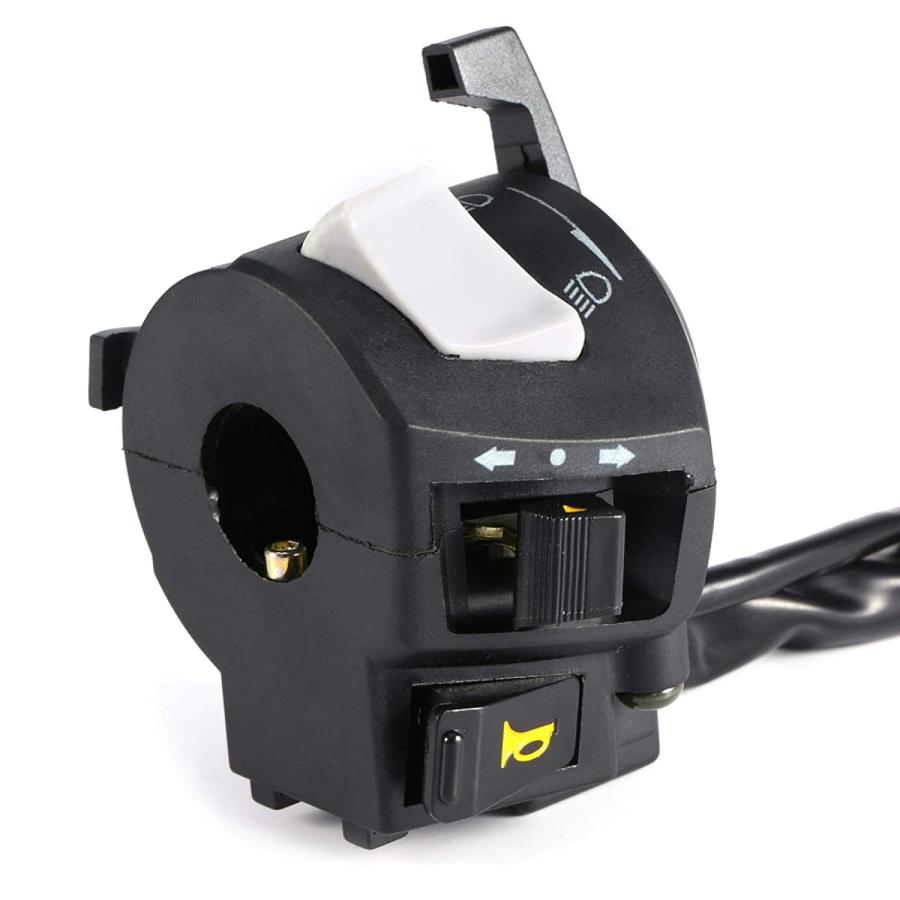 【並行輸入品】KIMISS 2X Universal 7/8'' Motorcycle Handlebar Horn Turn Signal Lighの画像