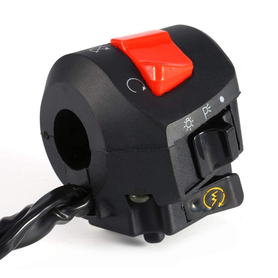 【並行輸入品】KIMISS 2X Universal 7/8'' Motorcycle Handlebar Horn Turn Signal Lighの画像