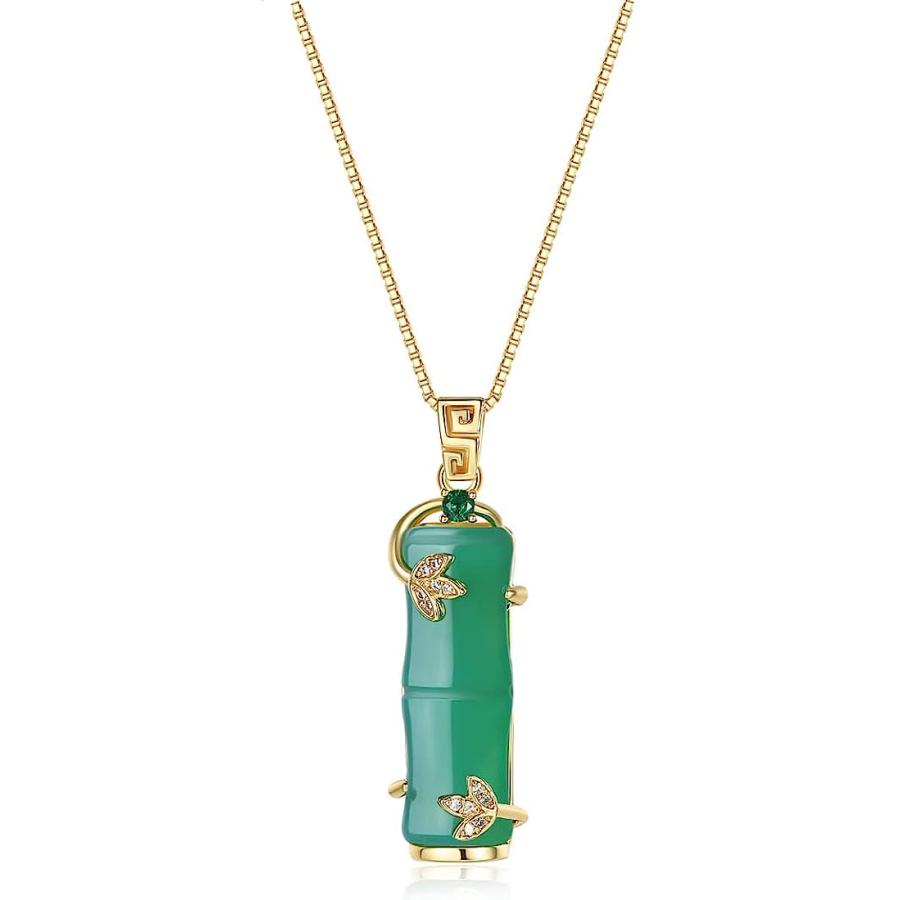 翡翠ネックレス 女性用 翡翠ジュエリー 翡翠クリスタルネックレス 18K 